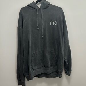 Magnolia Black Hoodie with White Logo
